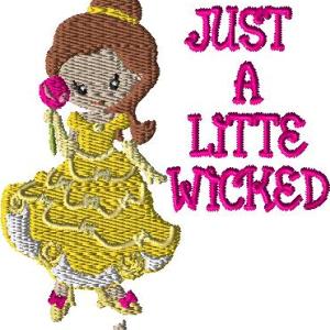 Yellow Dress Princess Girl Halloween 4x4 Saying
