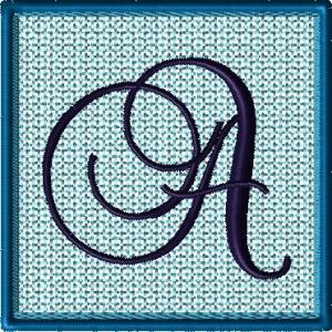Lace 4x4 Alphabet Collection; A