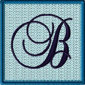 Lace 6x6 Alphabet Collection; B