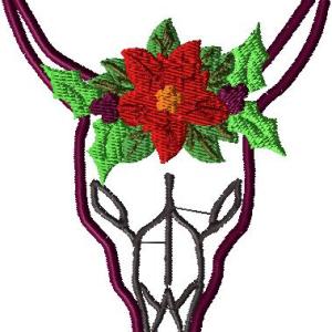 Christmas Skull 4 sizes