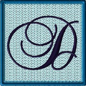 Lace 6x6 Alphabet Collection; D