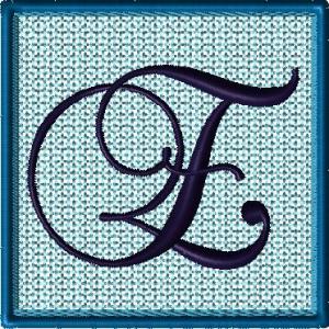 Lace 6x6 Alphabet Collection; E