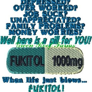 Fukitol 4x4 saying