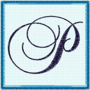 Lace 6x6 Alphabet Collection;  P