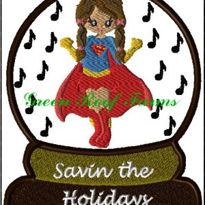 Snow Globe Super Girl