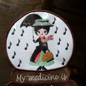 Snow Globe Woman on a Rainy Day