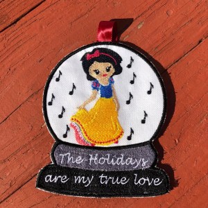 Snow Globe Medieval Princess Girl