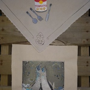 Homemade Soup Can 5x7 with and without knockdown