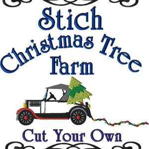 10x14 Holiday Model T Design, two hoopings