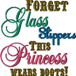 This princess wears boots 4x4