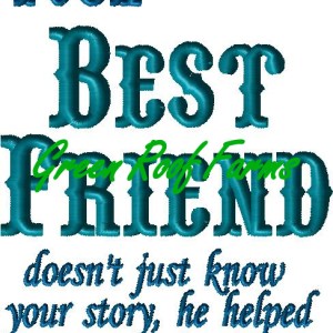 My Best Friend Boy 5x7