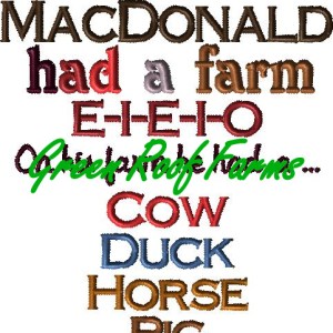 Old MacDonald 5x7