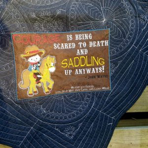Western Boy Baby Blanket Design 300x200