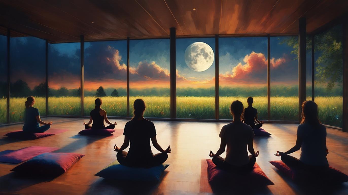 meditação da lua cheia em grupo com Sofia Frazoa
