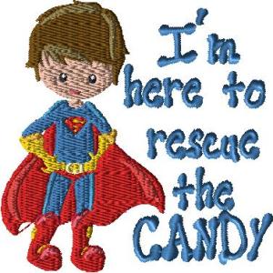 Super Boy Costume Halloween 4x4 Saying