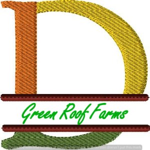 4x4 hoop Color Split Monogram (4x4) with Knockdown: D