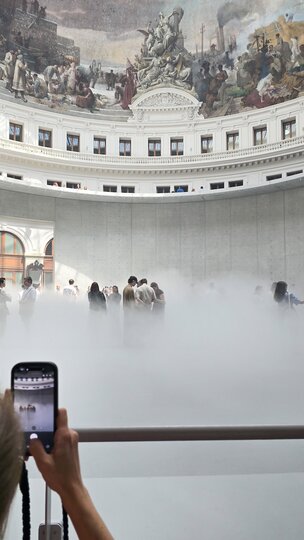 Ausstellung Claire-Obscure & Clouds, Bourse de Commerce, Paris: Fujiko Nakayas Cloud #07156, 2026