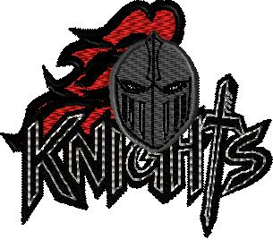Knight with Knights Words 3x3 or 5x6 size
