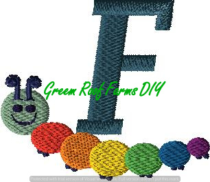 Caterpillar Monogram Pack with all 26 letters - Image 6