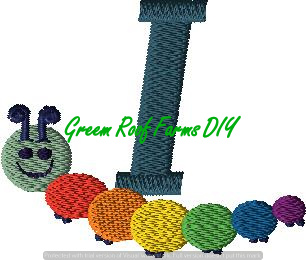 Caterpillar Monogram Pack with all 26 letters - Image 4