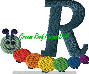 Caterpillar Monogram Pack with all 26 letters - Image 3