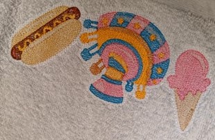Amusement Park Theme Design Pack 12 design files in 4x4 hoop size