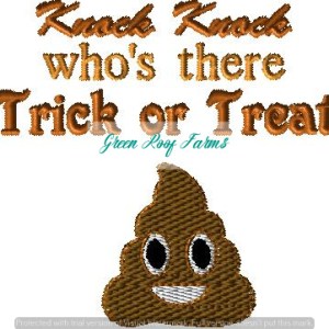 TP Wrap Halloween 4x4 design Trick or Treat