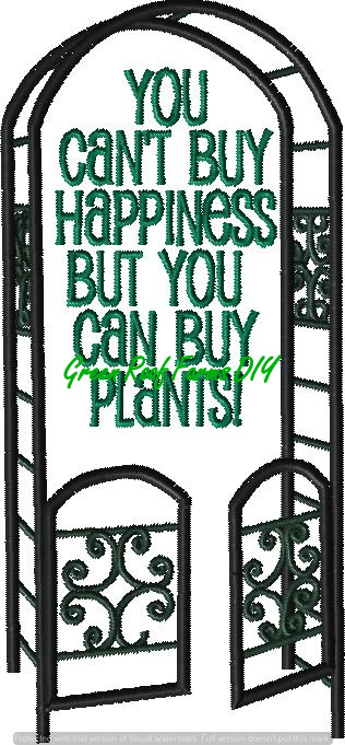 Visit Anytime Garden Saying Garden Gate with and without knockdown - Image 3