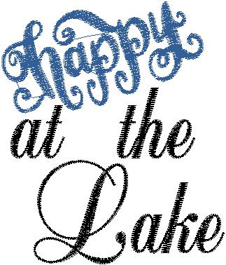 Lake Theme Design Happy at Lake