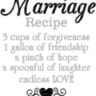 Marriage Recipe