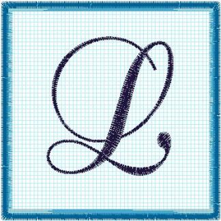 Lace 6x6 Alphabet Collection;  L