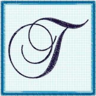 Lace 6x6 Alphabet Collection; T