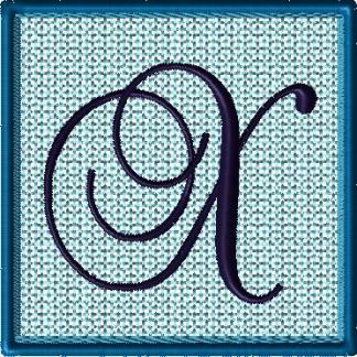 Lace 4x4 Alphabet Collection; X
