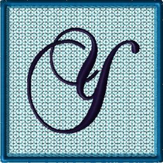 Lace 6x6 Alphabet Collection; Y
