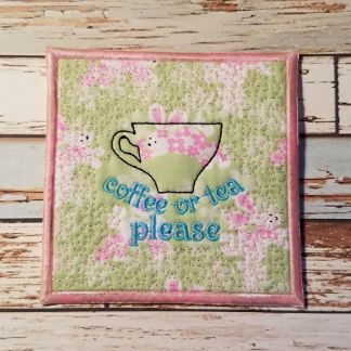 4x4 Coffee Mug Rug