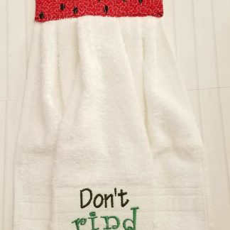 Veggie Funny 1 Towel Topper Pack 6 ITH designs