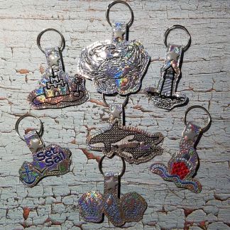 Sea theme Key Chain Mini 7 design set (4x4)