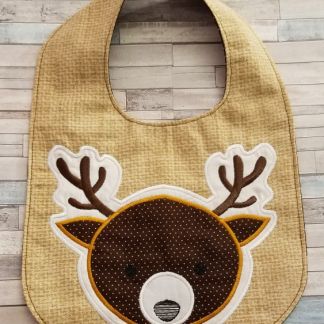 Applique (4x4) and ITH Bib (200x300) Deer Theme
