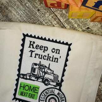 Truck Driver Stamp (5x7) 2-designs