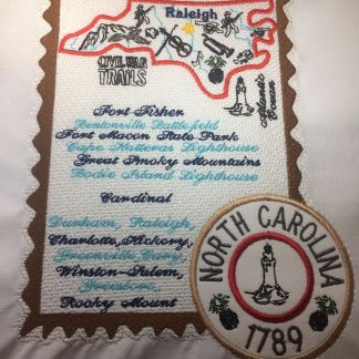 State of North Carolina Stamp and Map (5x7 and 6x10) 6 designs
