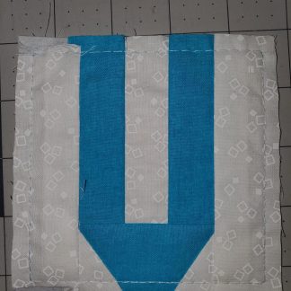 Letter U Block ITH in 6 hoop sizes