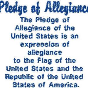 Pledge of Allegiance 4x4
