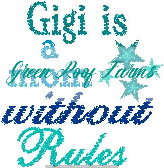 Gigi 4x4 design Birds of Feather - Image 4