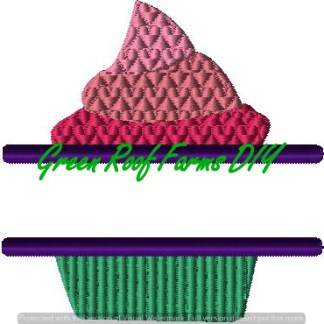 Split Cupcake 4x4
