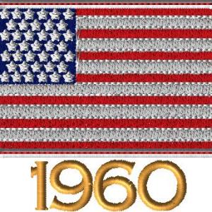 United States of America American Flag 1960, Current Flag