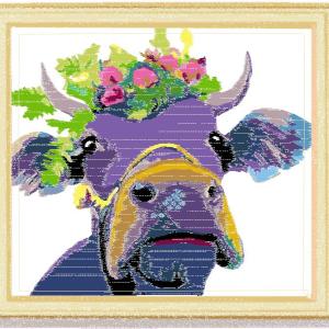 Water Color Cow 1