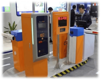 S2 Data Collector and RD4500L Long Distance Dcanner Module Using in Parking Lot