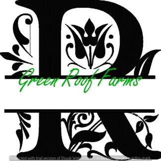 4x4 Royal Font Split with knockdown: R