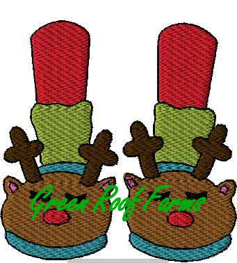 Festive feet Entire Collection : 16 designs, 15 for 4x4 hoop - Image 4
