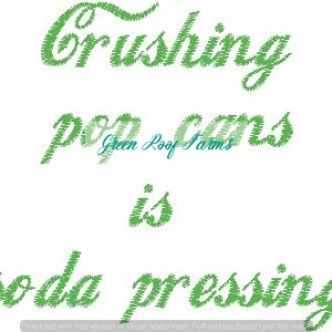 Soda Crushing design funny billboard sign saying